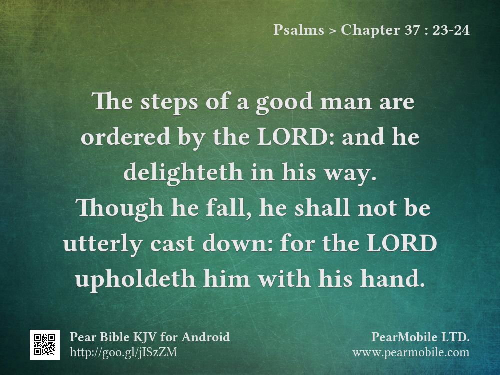 Psalms, Chapter 37:23-24